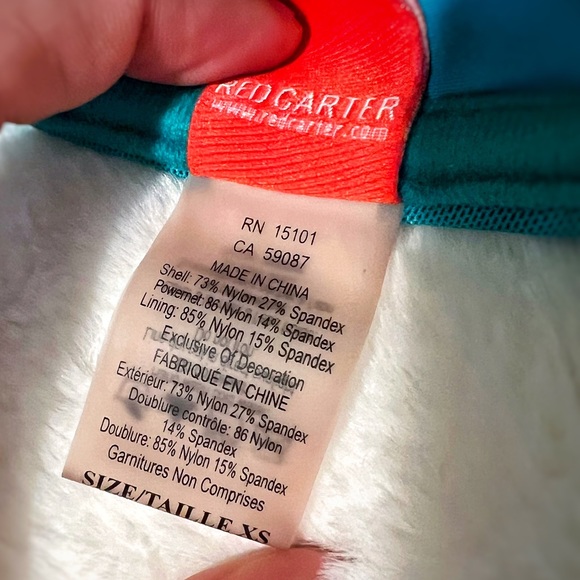 NWT Red Carter Bandeau Bikini Top with removable straps XS - Picture 5 of 5